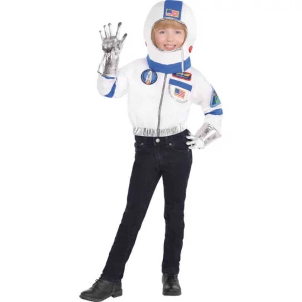Astranaut costumes like new just worn for a picture.